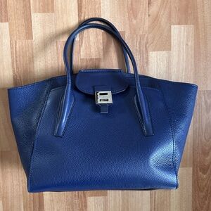 Michael Kors Collection Bancroft Medium Navy Blue